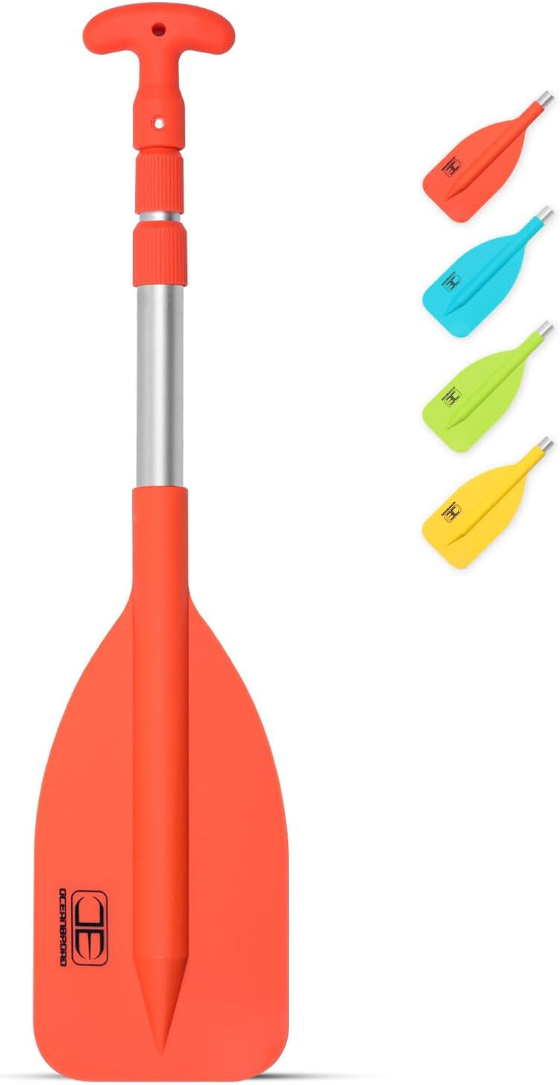Telescoping Emergency Paddle 21''-42''/26''-54'' Aluminium Shaft for Kayaing Boating Canoeing River Tubing