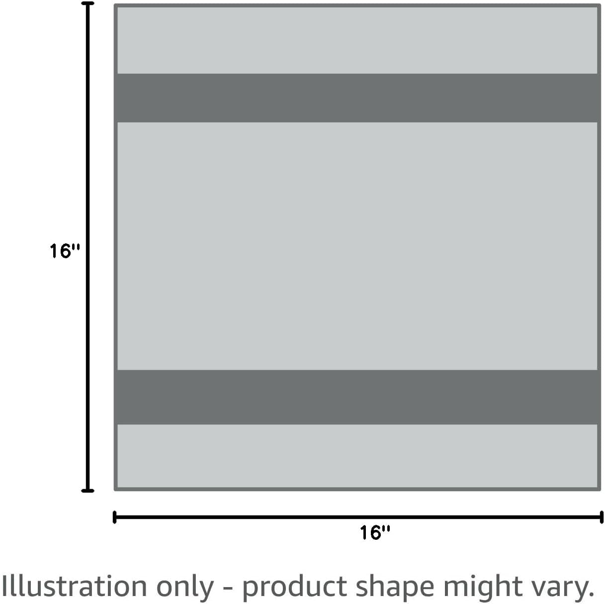 Ultrasoft, Large, Thick and Quick Drying Car Microfiber Cleaning Towel 800GSM Polishing Waxing Auto Detailing Towel Cloth (6Pack,16 X 16Inches) (Grey-Yellow)