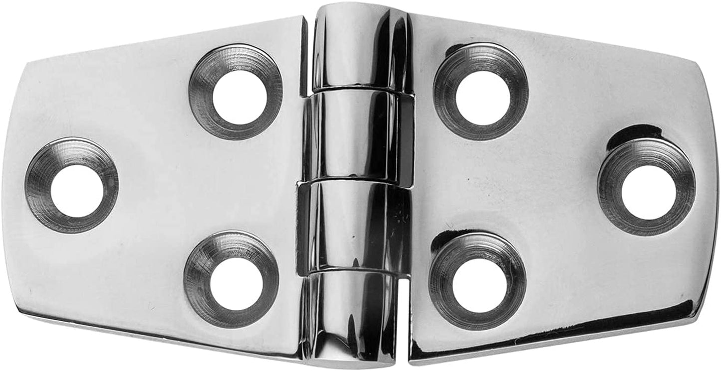 Marine Hinges 3" X 1.5" Stainless Steel Heavy Duty Hinges,Boat Trapezoidal Butt Door Cupboard Hinge,Cabinet Hatch Hardware,Pack of 2
