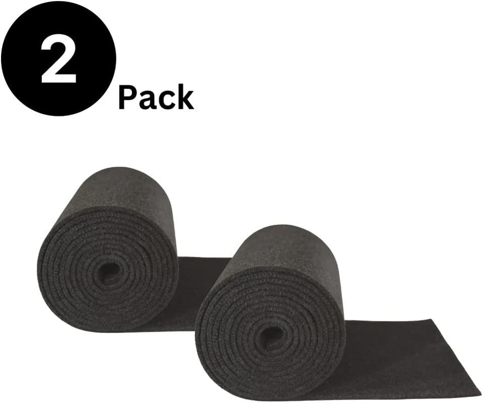 Trailer/Boat Bunk Padding, 12-Inch X 12-Foot, Black (Тwо Расk)