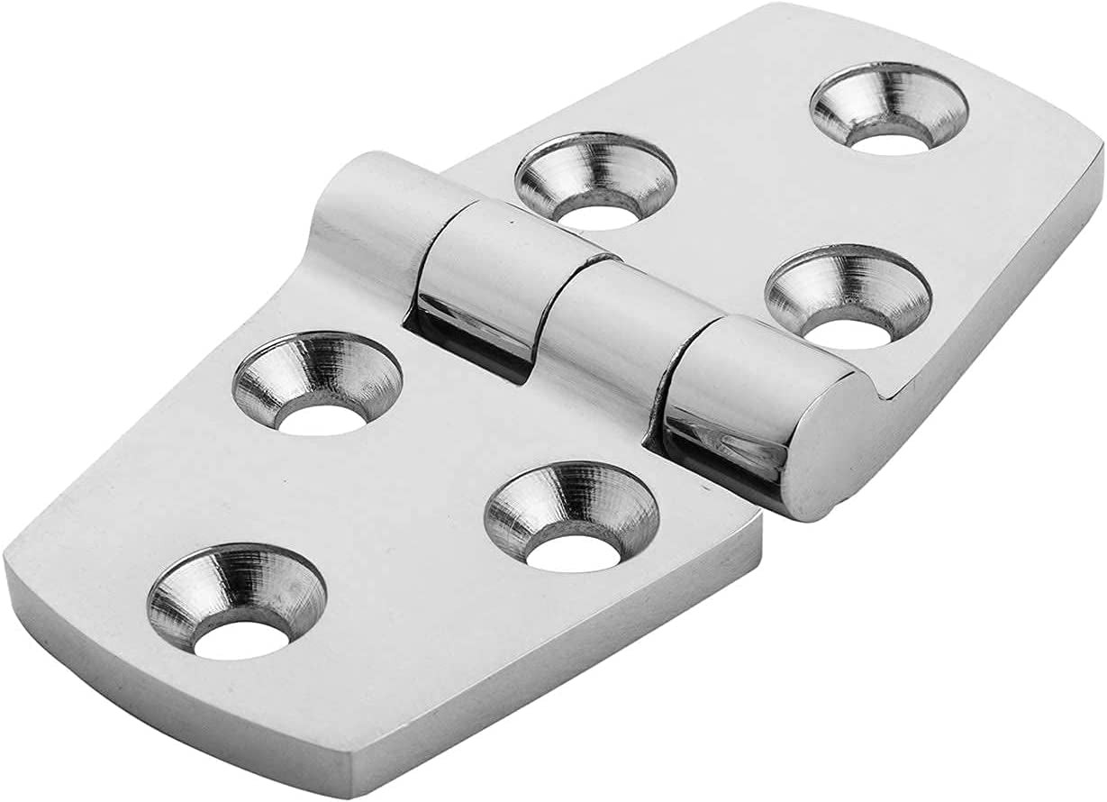 Marine Hinges 3" X 1.5" Stainless Steel Heavy Duty Hinges,Boat Trapezoidal Butt Door Cupboard Hinge,Cabinet Hatch Hardware,Pack of 2