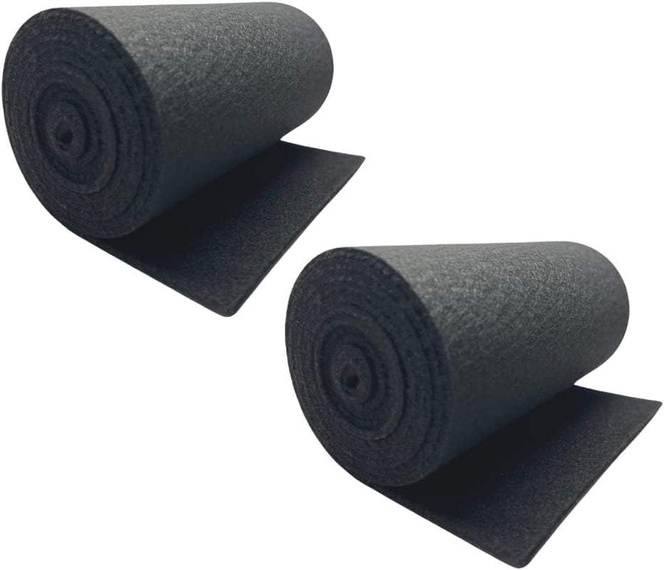 Trailer/Boat Bunk Padding, 12-Inch X 12-Foot, Black (Тwо Расk)