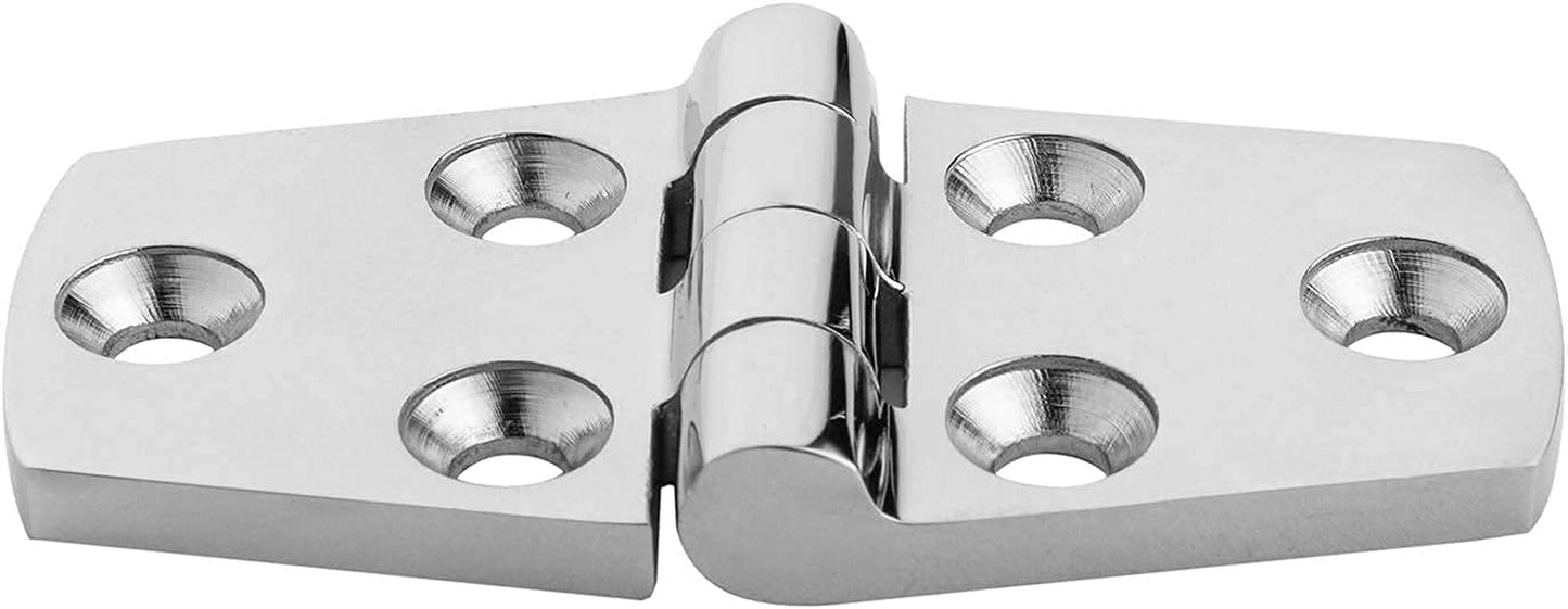 Marine Hinges 3" X 1.5" Stainless Steel Heavy Duty Hinges,Boat Trapezoidal Butt Door Cupboard Hinge,Cabinet Hatch Hardware,Pack of 2