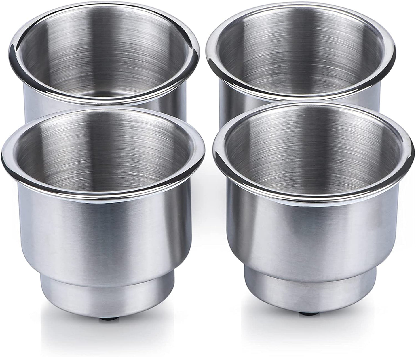 Stainless Steel Cup Drink Holder with Drain Marine Boat Rv Camper