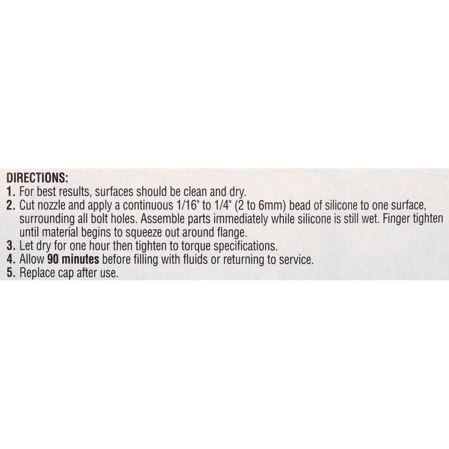 Right Stuff Black 90 Minute Silicone Gasket Maker - 75228