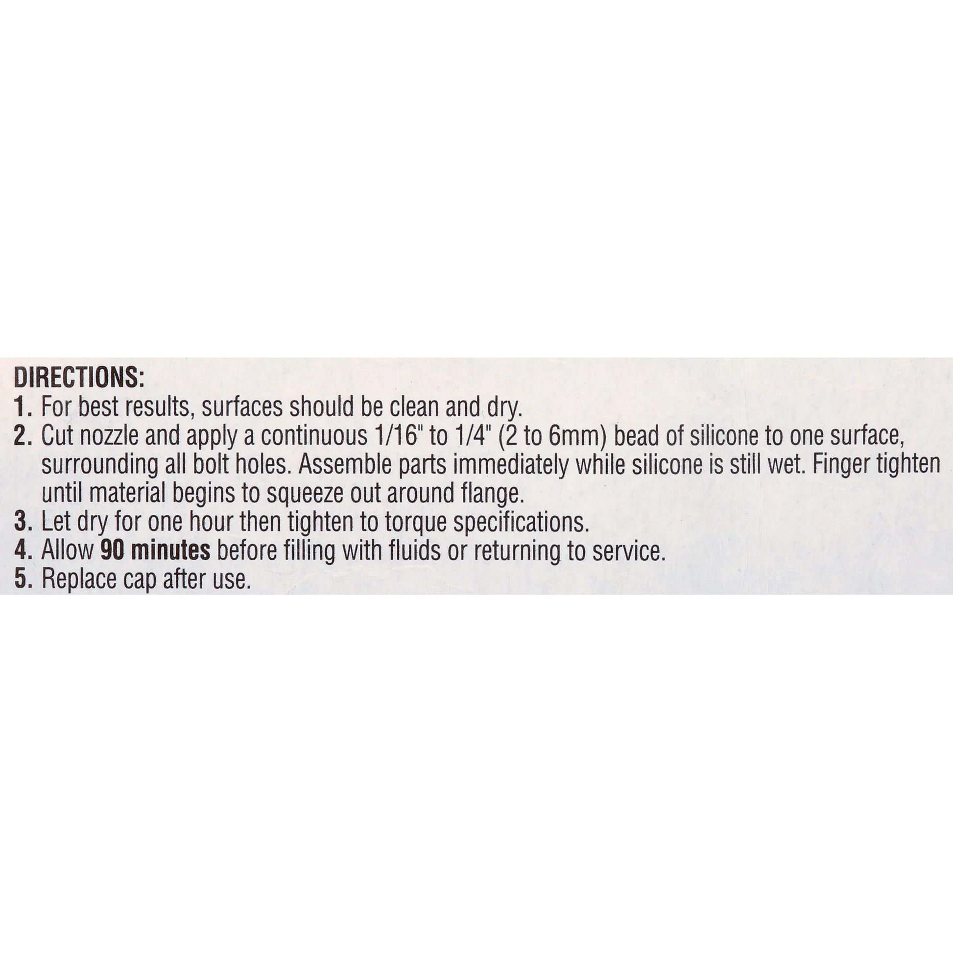Right Stuff Black 90 Minute Silicone Gasket Maker - 75228
