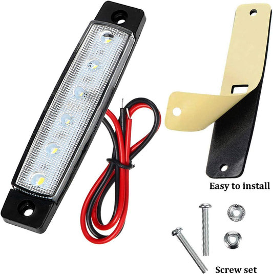 10 Pack Marine Boat LED Navigation Cabin Deck Courtesy Light Stern Transom Lights 12V for Boating Kayak Yacht, Dinghy, Sailboat, Pontoons, Freighters, Hovercrafts, Hunting & Fishing