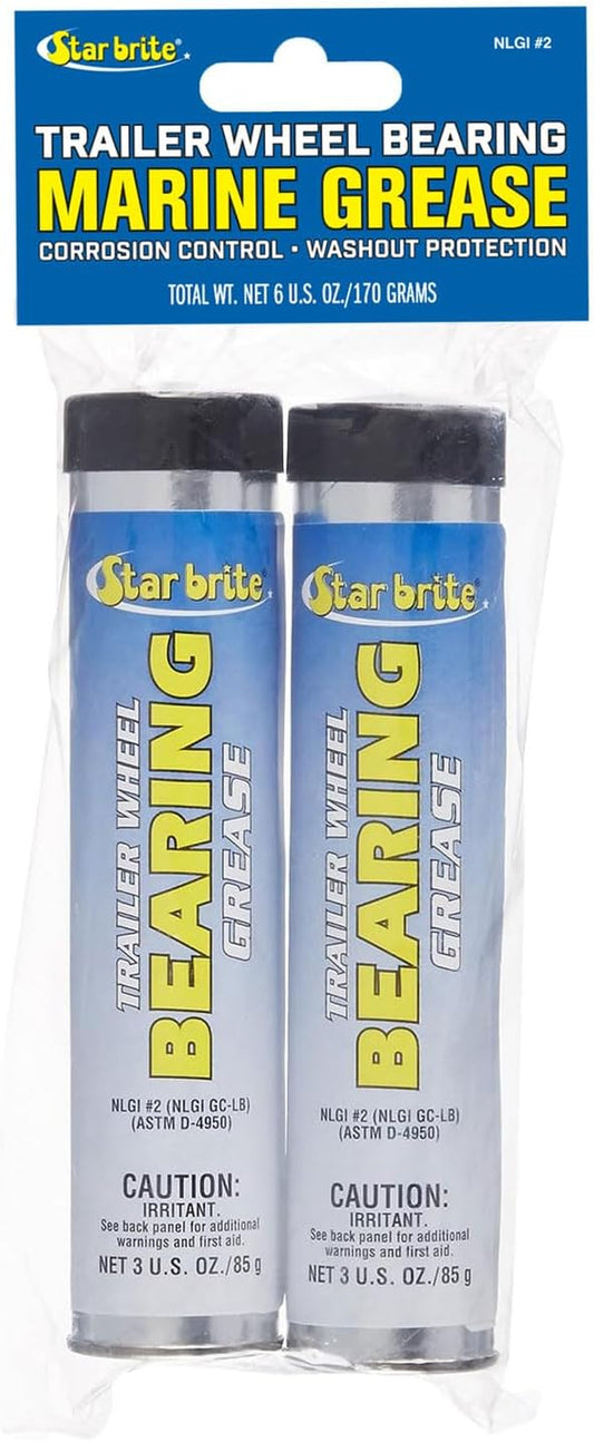 Trailer Wheel Bearing Grease NLG#2 - Advanced Marine-Grade Protection against Rust, Corrosion & Water Washout