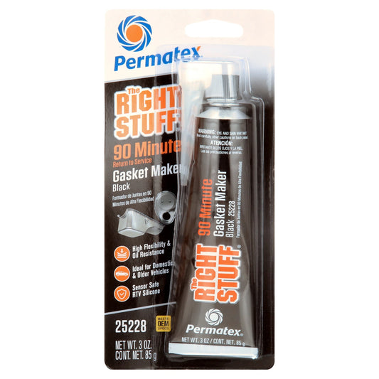 Right Stuff Black 90 Minute Silicone Gasket Maker - 75228
